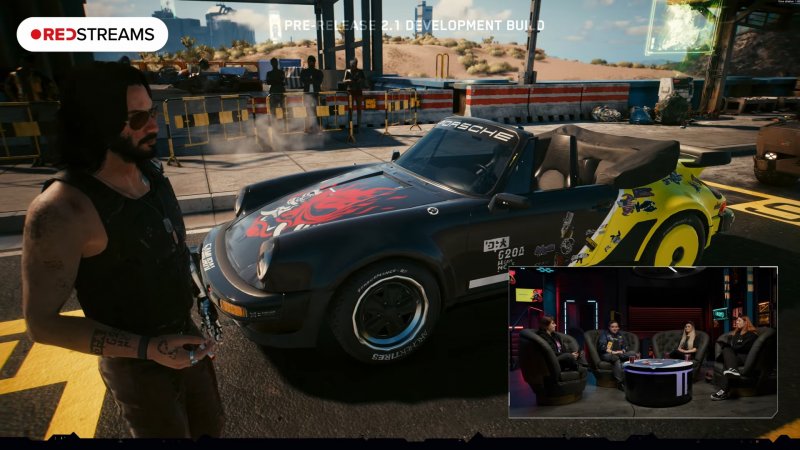 La nuova Porsche 911 cabrio brandizzata Samurai di Johnny Silverhand