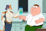 Fortnite: Peter Griffin chiede consigli su come tornare in forma a Meowscles - Notizia