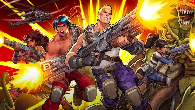 L'artwork ufficiale di Contra: Operation Galuga, che rimanda ovviamente al classico degli anni '80 L'artwork ufficiale di Contra: Operation Galuga, che rimanda ovviamente al classico degli anni '80