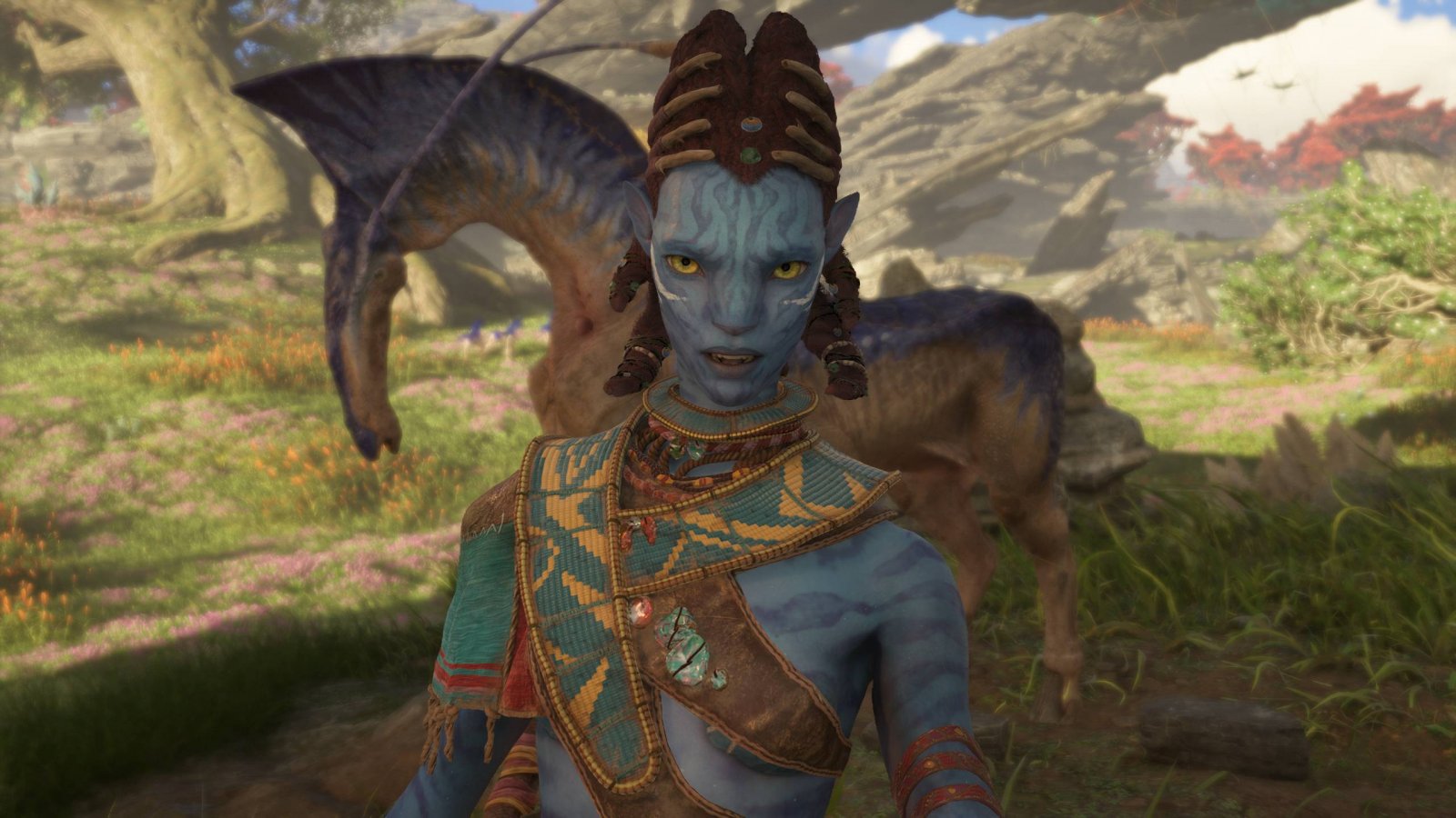 Uno dei personaggi di Avatar: Frontiers of Pandora
