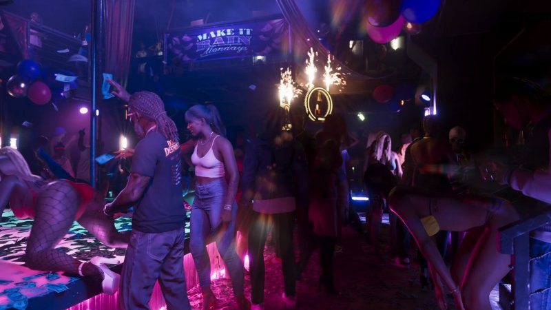 La vita notturna di Vice City sembra decisamente rutilante