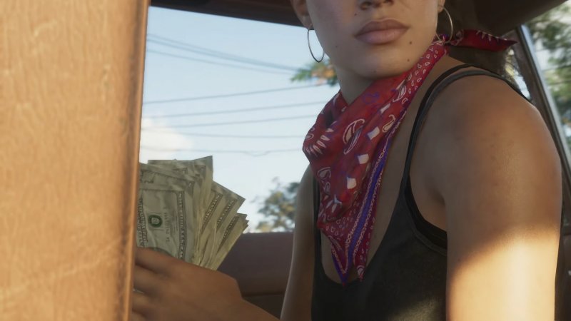 Aguzzando molto la vista è possibile leggere sulle banconote la dicitura 'The United States of Paranoia' Aguzzando molto la vista è possibile leggere sulle banconote la dicitura 'The United States of Paranoia'