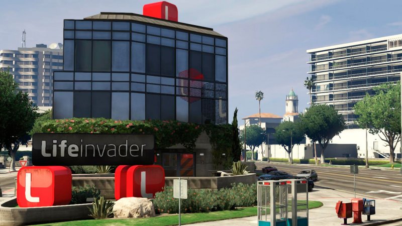 GTA VI: la sede del social network LifeInvader a Los Santos, come appare in GTA V
