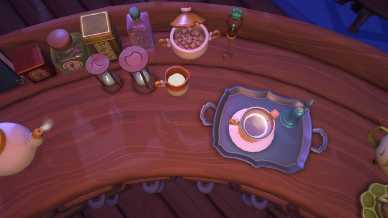 Un simulateur de salon de thé... paranormal
