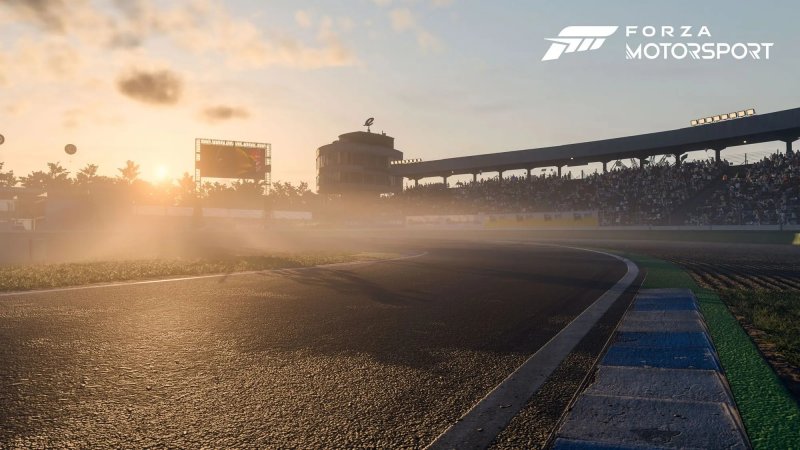 Un'immagine del circuito di Hockenheim Un'immagine del circuito di Hockenheim