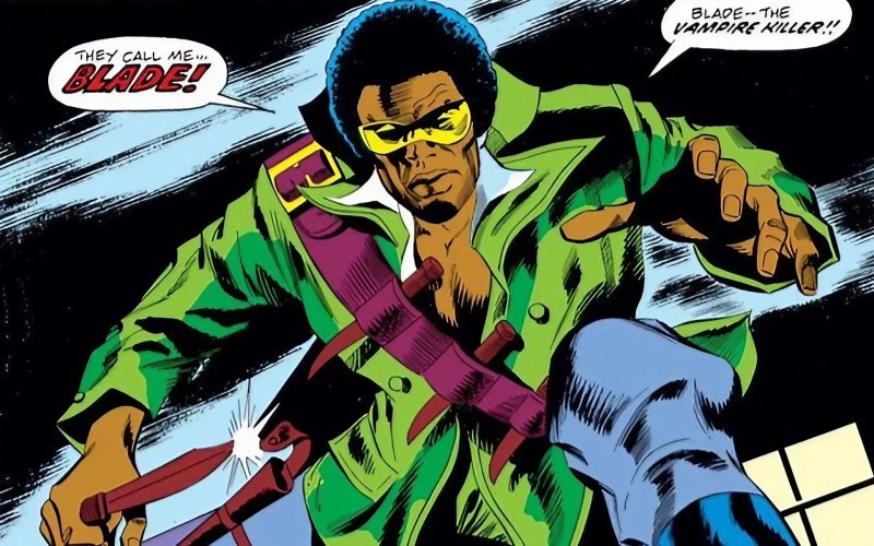 Blade nella sua prima apparizione nei fumetti