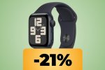 Apple Watch SE GPS (2ª generazione, 2023) in sconto al minimo storico su Amazon - Notizia