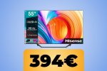 La smart TV Hisense da 55 pollici in 4K Quantum Dot IPS è al prezzo minimo storico su Amazon - Notizia