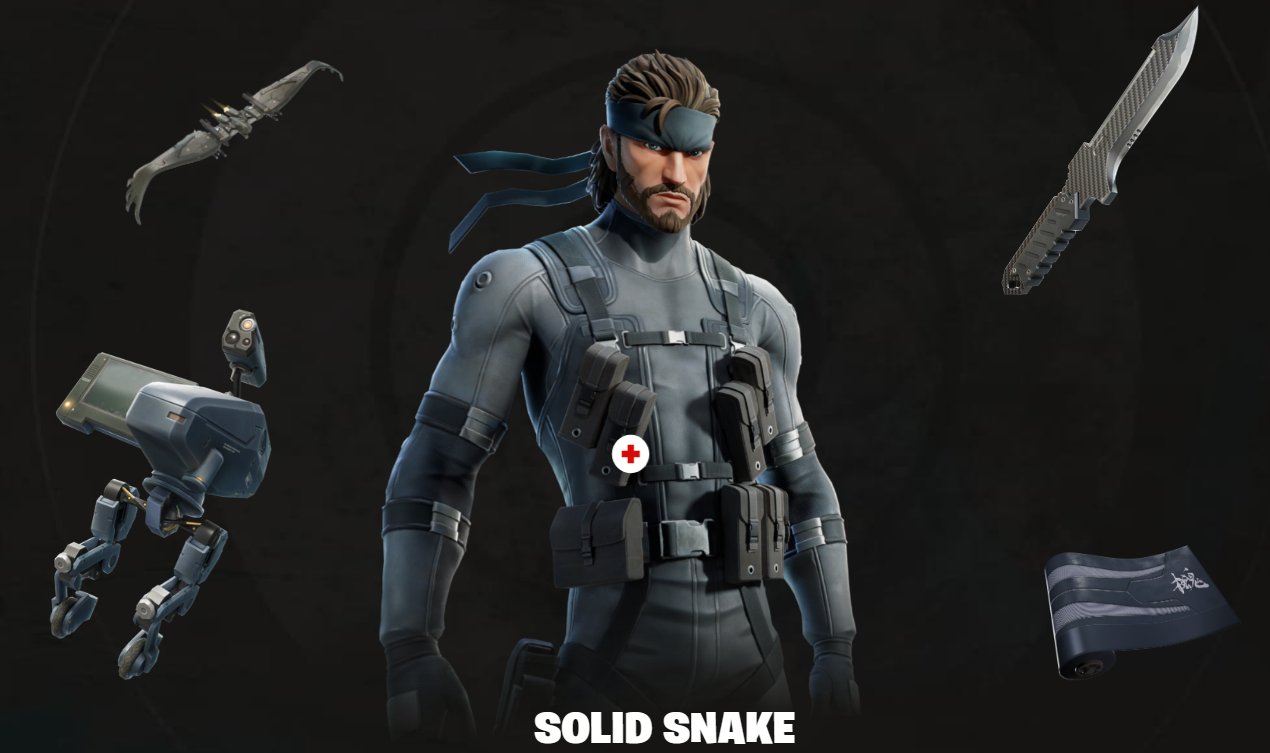 Fortnite: come ottenere le skin di Solid Snake di Metal Gear Solid nel ...