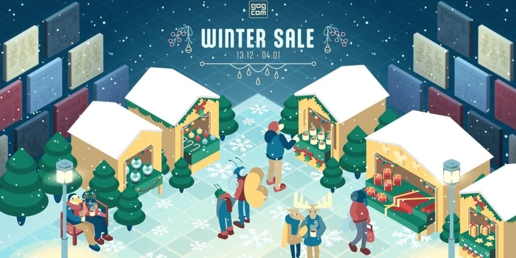 GOG: al via i saldi invernali con oltre 6.000 offerte e 5 giochi gratis in regalo