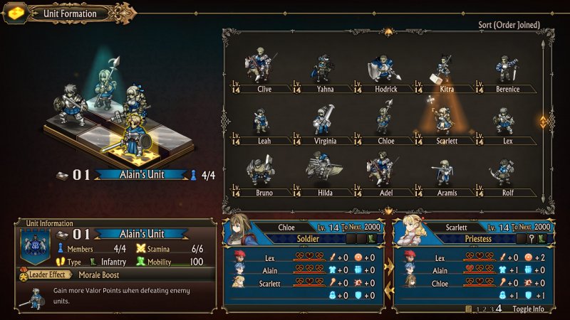 In Unicorn Overlord la gestione delle truppe è più complessa del previsto. Selezionatele e posizionatele a dovere in base alle loro abilità, o verrete massacrati In Unicorn Overlord la gestione delle truppe è più complessa del previsto. Selezionatele e posizionatele a dovere in base alle loro abilità, o verrete massacrati