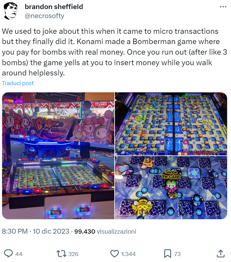 Il nuovo Bomberman che fa pagare per le bombe Il nuovo Bomberman che fa pagare per le bombe