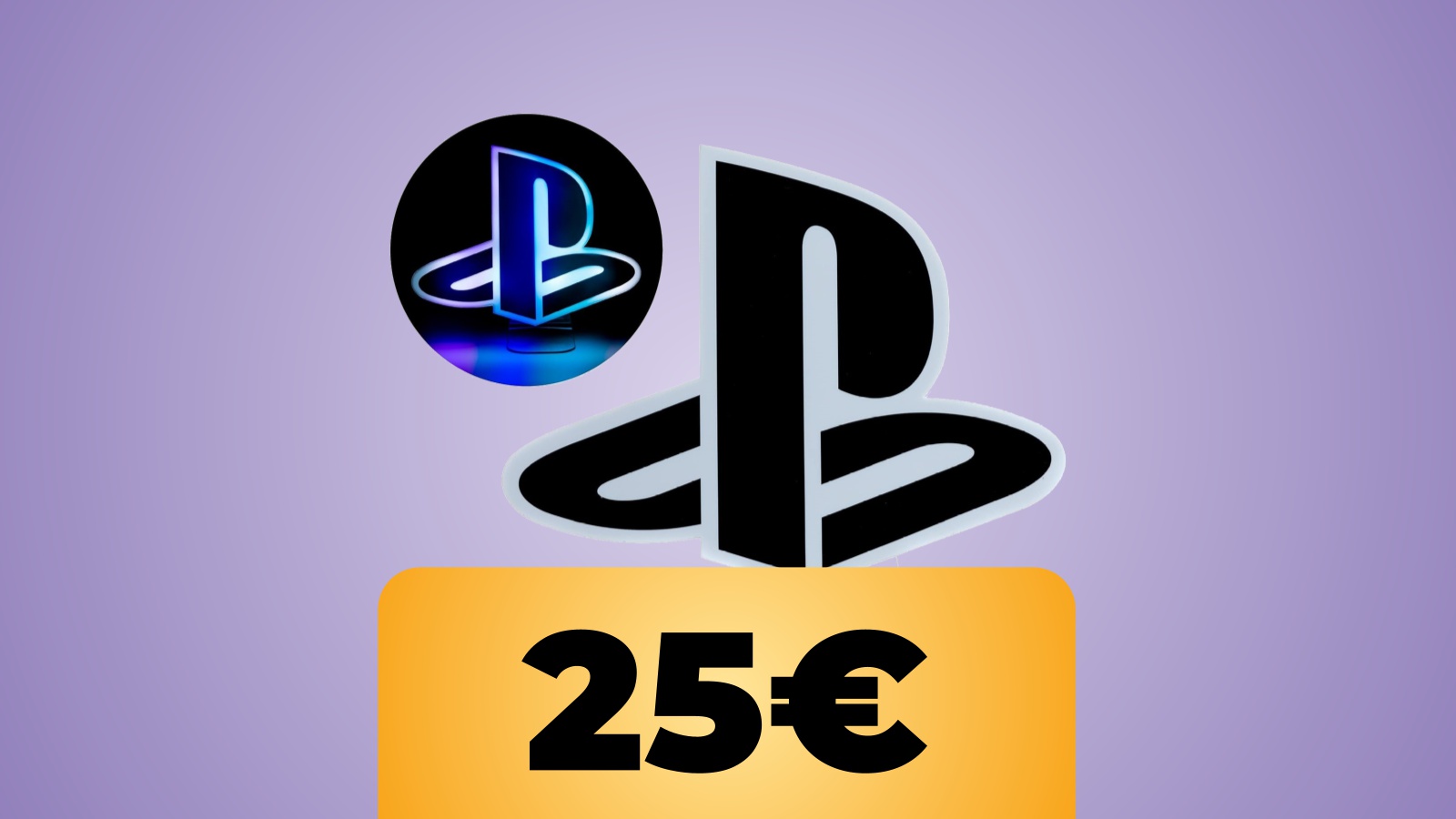 Luce decorativa a forma di logo PlayStation in sconto su Amazon: la perfetta idea regalo