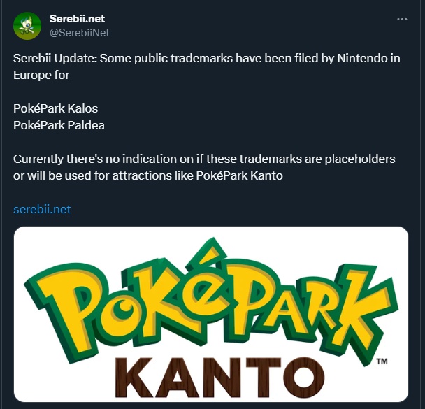 Il post di Serebii su X