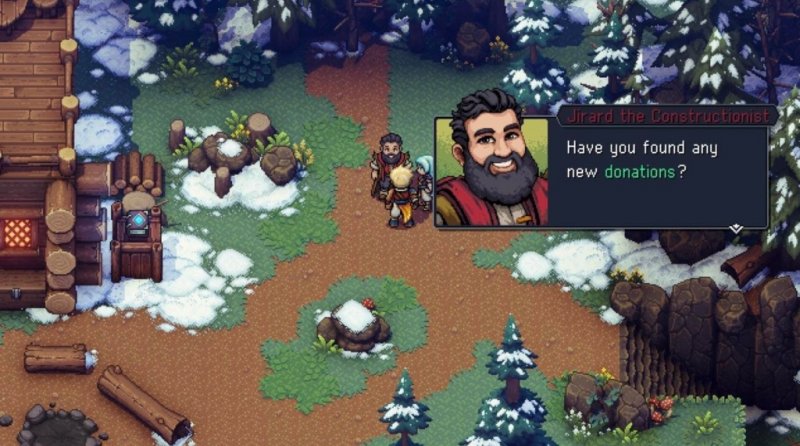 Sea of Stars, un'immagine di Jirard the Constructionist, personaggio ispirato allo youtuber The Completionist