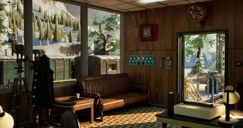 TimeSplitters: un concept art su uno scenario