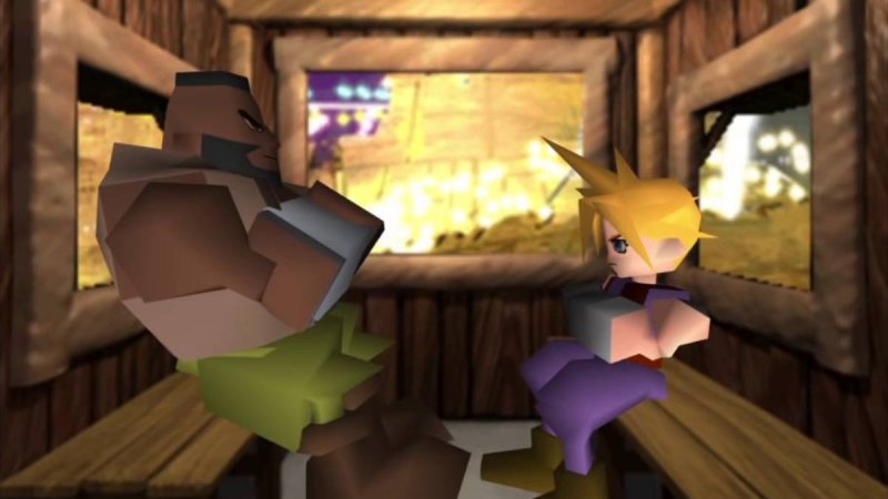L'appuntamento originale tra Cloud e Barret a Gold Saucer