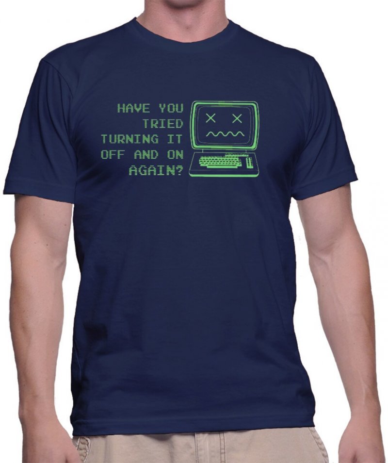 Anche una maglietta può ricordavi la miglior risoluzione ai problemi del vostro PC