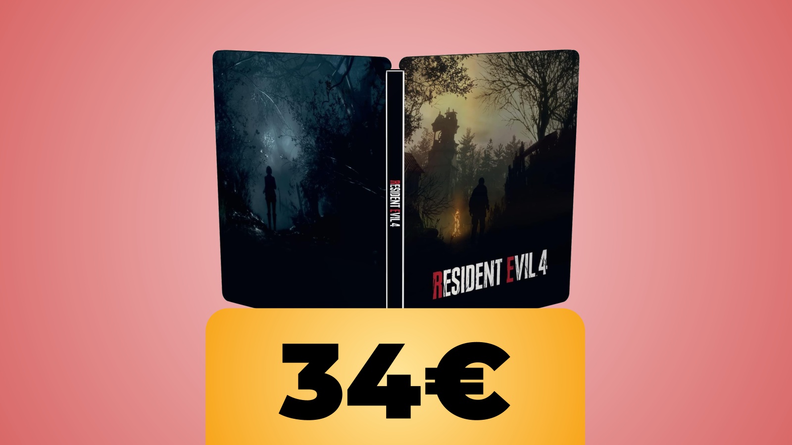 Resident Evil 4 Remake versione Steelbook in sconto su Amazon Italia al prezzo minimo storico