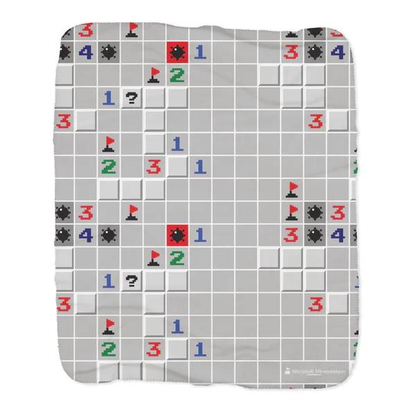 Con la Coperta Campo Minato non temerete l'abbassamento delle temperature durante le vostre sessioni al PC