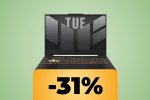 Il notebook da gaming ASUS TUF Gaming F15 è in sconto su Amazon al prezzo minimo storico - Notizia