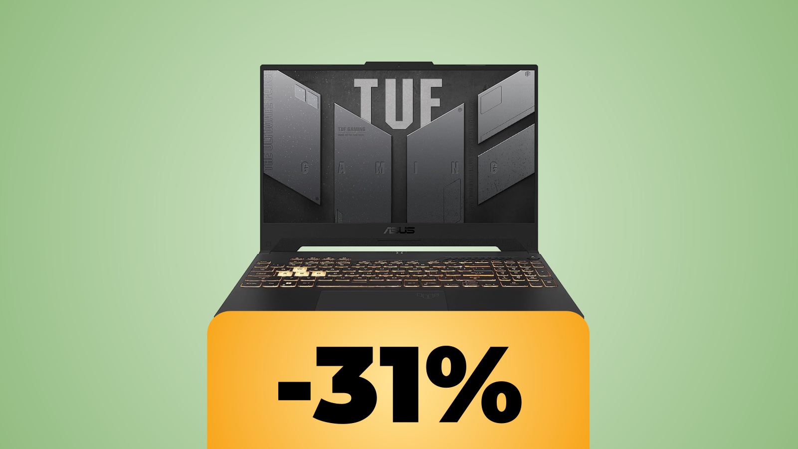 Il notebook da gaming ASUS TUF Gaming F15 è in sconto su Amazon al prezzo minimo storico