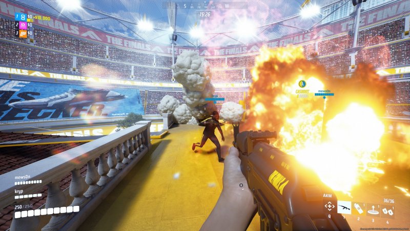 The Finals: la schiuma solida può essere usata in tanti modi diversi, anche come rampa