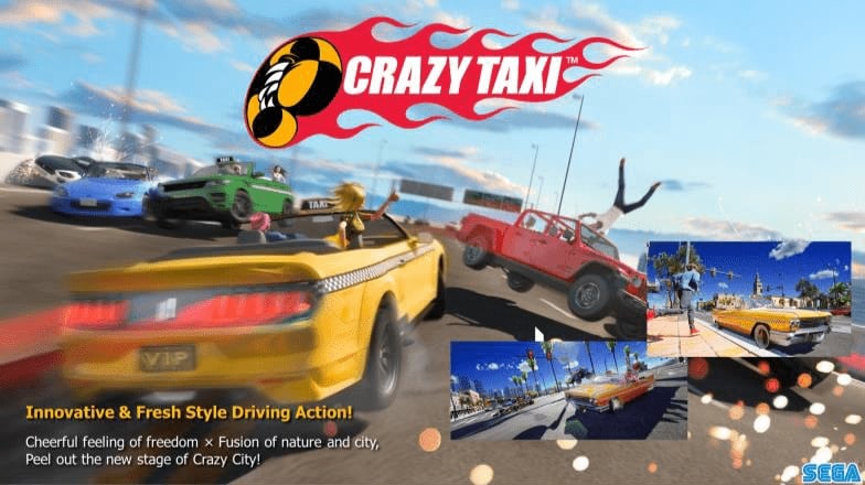 Crazy taxi poster