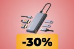 Docking Station di NOVOO 6 in 1 con funzione multi-schermo è al minimo storico su Amazon - Notizia