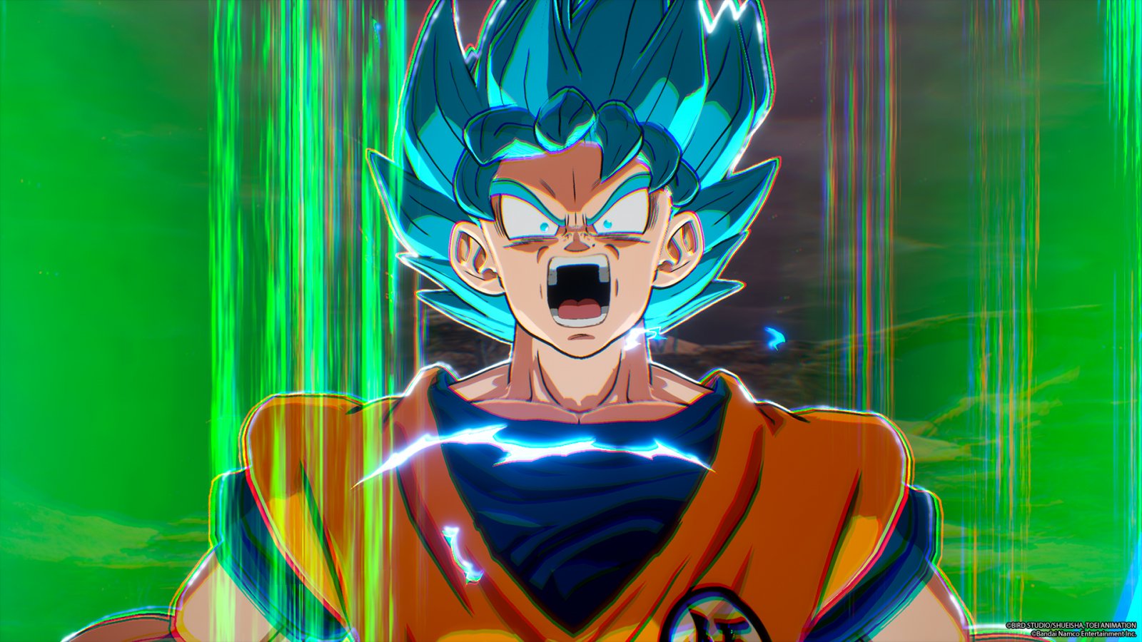 Goku Super Saiyan Blu in Dragon Ball Sparking Zero