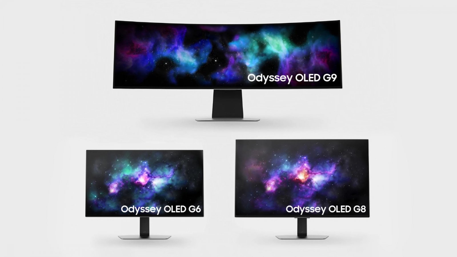 Samsung Odyssey OLED G8, G6 e G9: i nuovi monitor da gaming annunciati al CES 2024