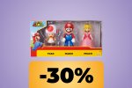 Minifigure di Mario, Toad e Peach con arti snodabili in sconto al prezzo minimo su Amazon - Notizia