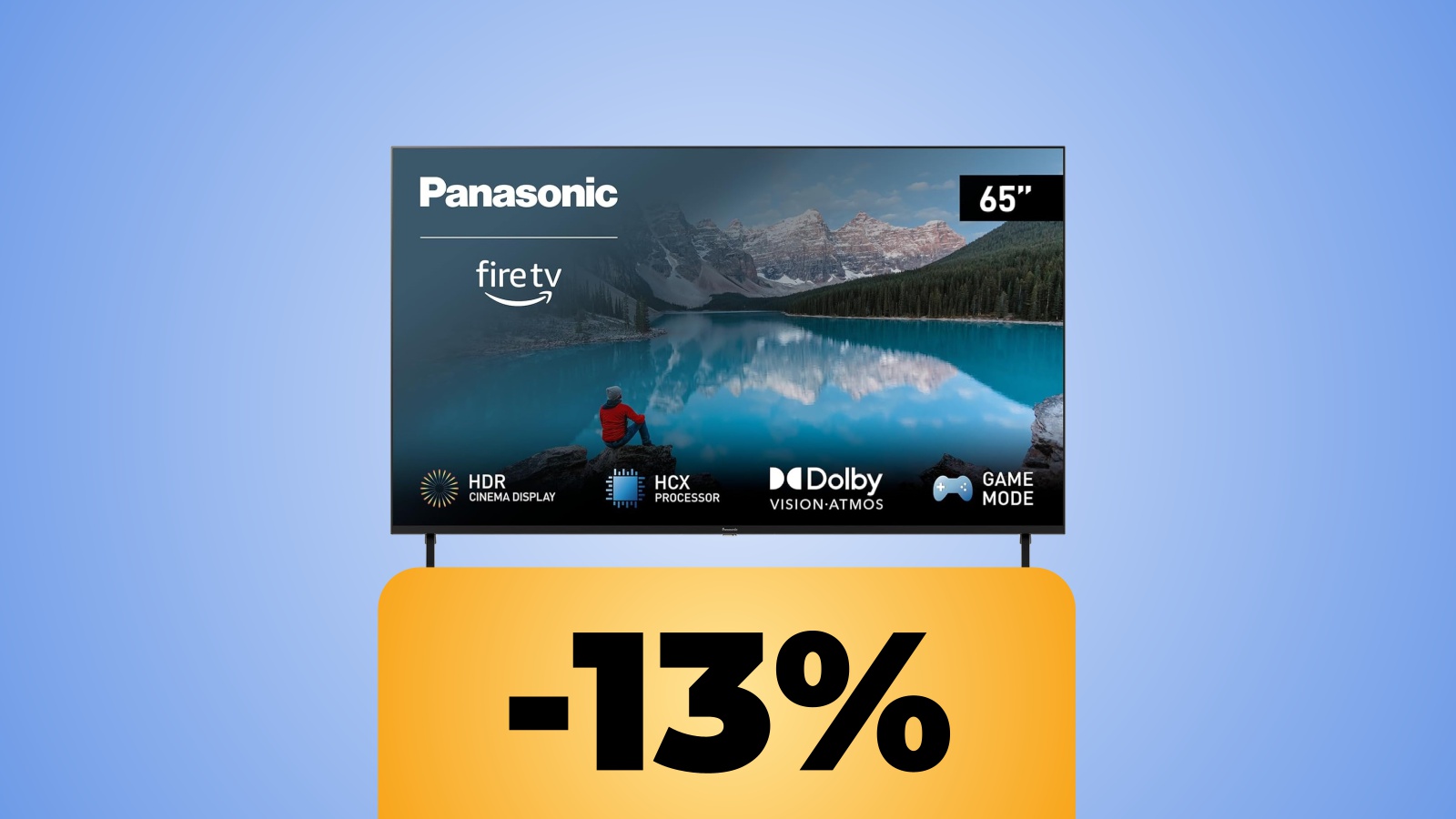 Smart TV Panasonic da 65' con Fire TV OS integrato in sconto al prezzo minimo storico su Amazon