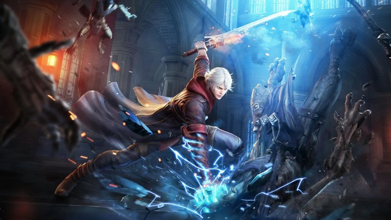 Uno degli artwork di Devil May Cry: Peak of Combat