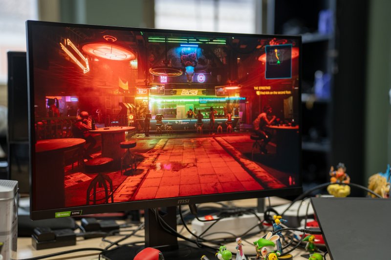 In gioco è buono anche l'HDR di MSI MAG 274UPF
