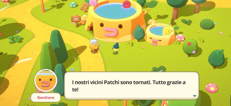 Una delle tante strutture che Mametchi può rimettere a nuovo in Tamagotchi Adventure Kingdom Una delle tante strutture che Mametchi può rimettere a nuovo in Tamagotchi Adventure Kingdom