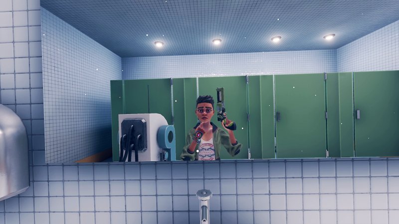 Ecco la protagonista di Vertigo 2 in una delle pochissime occasioni in cui potrete vederla a figura intera Ecco la protagonista di Vertigo 2 in una delle pochissime occasioni in cui potrete vederla a figura intera