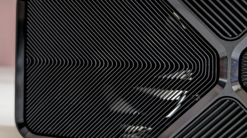 Un dettaglio delle alette di dissipazione