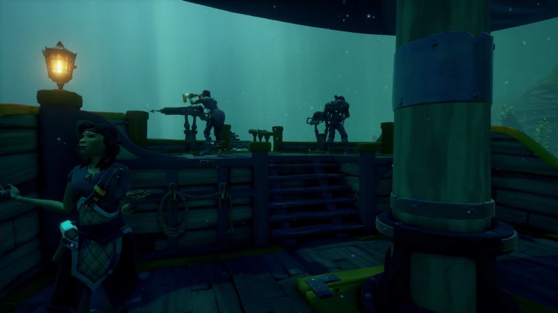 Durante l'immersione, è possibile vedere la nostra nave viaggiare sott'acqua