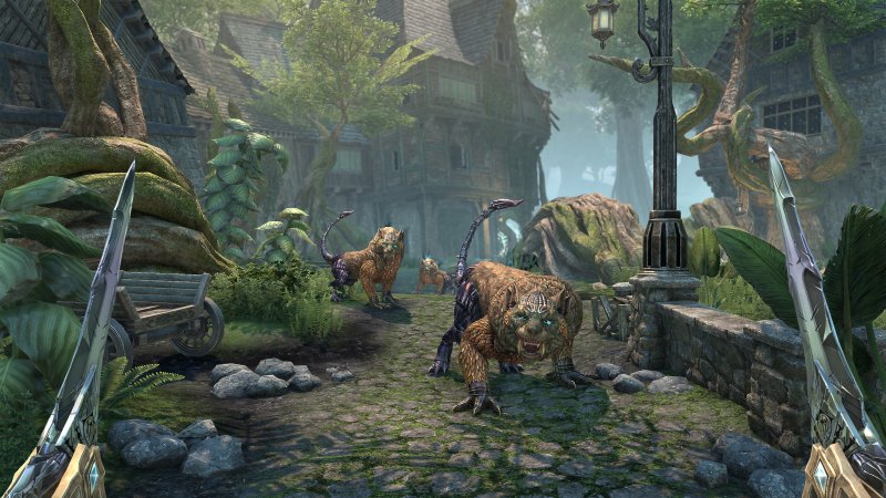 Lo sviluppo di ESO ha avuto inizio nel 2007, quattro anni prima dell'uscita di Skyrim Lo sviluppo di ESO ha avuto inizio nel 2007, quattro anni prima dell'uscita di Skyrim