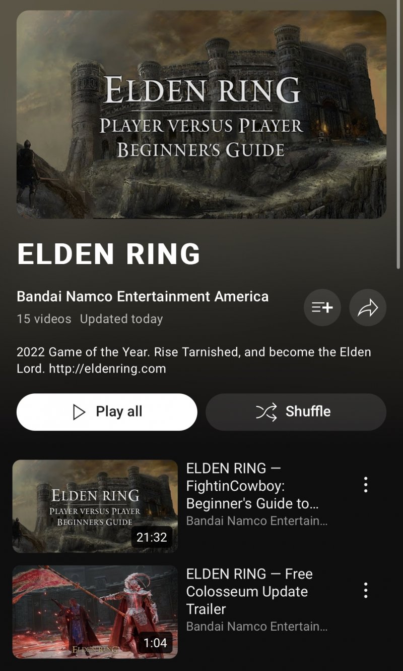 Una delle playlist modificate Una delle playlist modificate