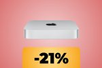 Apple Mac mini con chip M2 da 8+256GB cala ancora di prezzo su Amazon Italia - Notizia