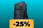 Lo zaino per laptop marcato Razer Rogue V3 è ora in sconto su Amazon Italia - Notizia