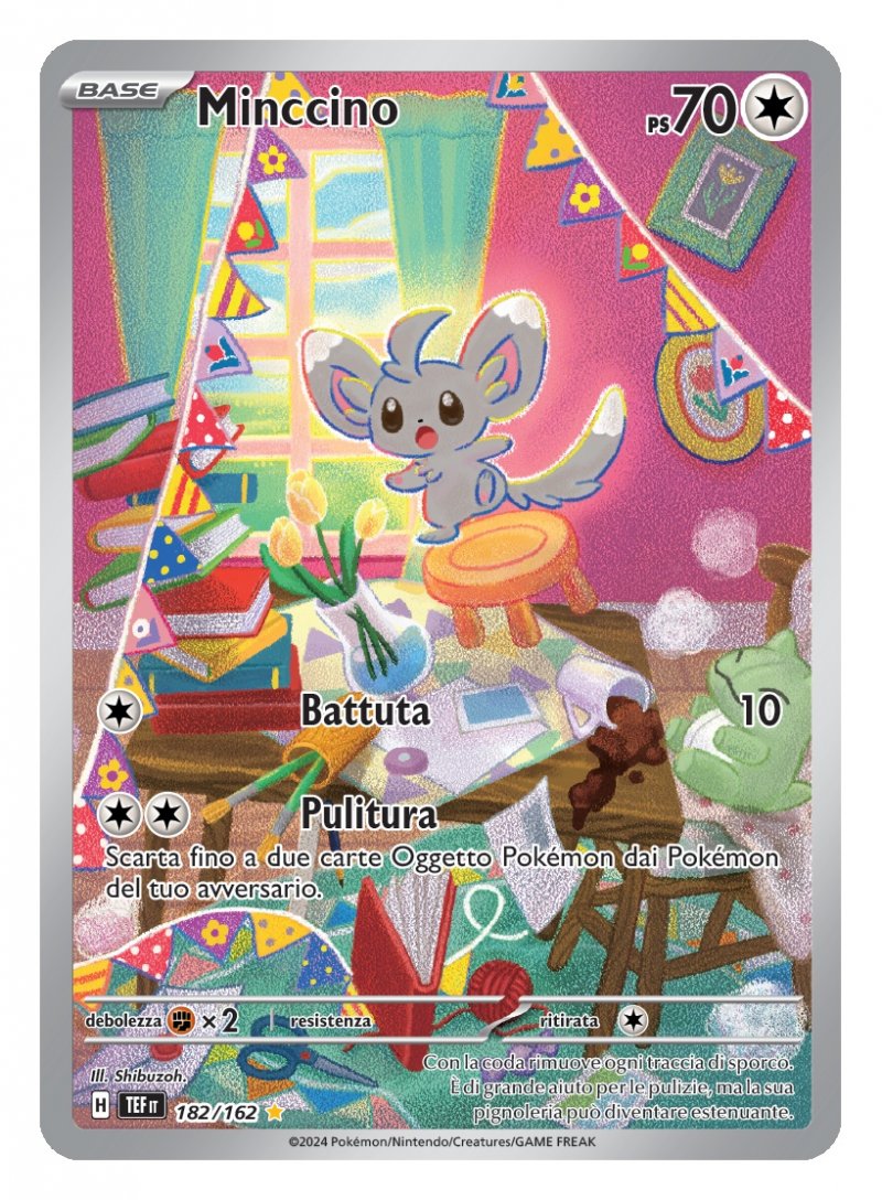 La carta Minccino