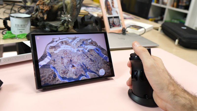 Il controller destro può essere utilizzato anche come fosse un mouse