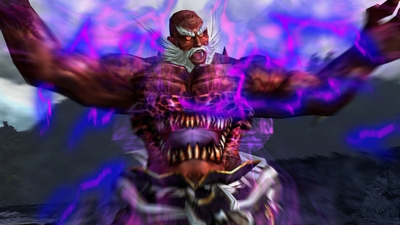 Jinpachi torna in scena posseduto da un demone in Tekken 5: Dark Resurrection