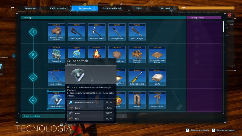 Lo scudo assorbe danni e si ricarica nel tempo, rivelandosi essenziale