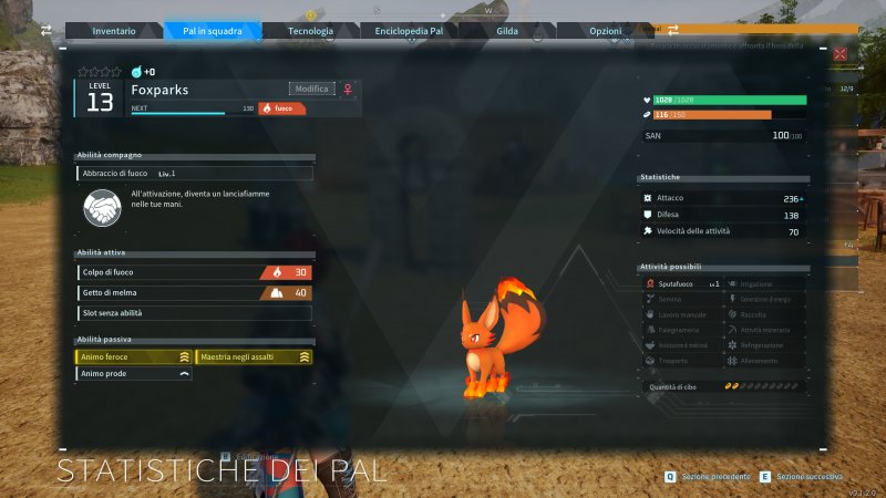 Abbiamo avuto la fortuna di trovare un Foxparks con un paio di tratti davvero utili in battaglia