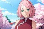 Naruto: il cosplay di Sakura di r.efeen ha le caratteristiche della versione adulta da Boruto - Notizia