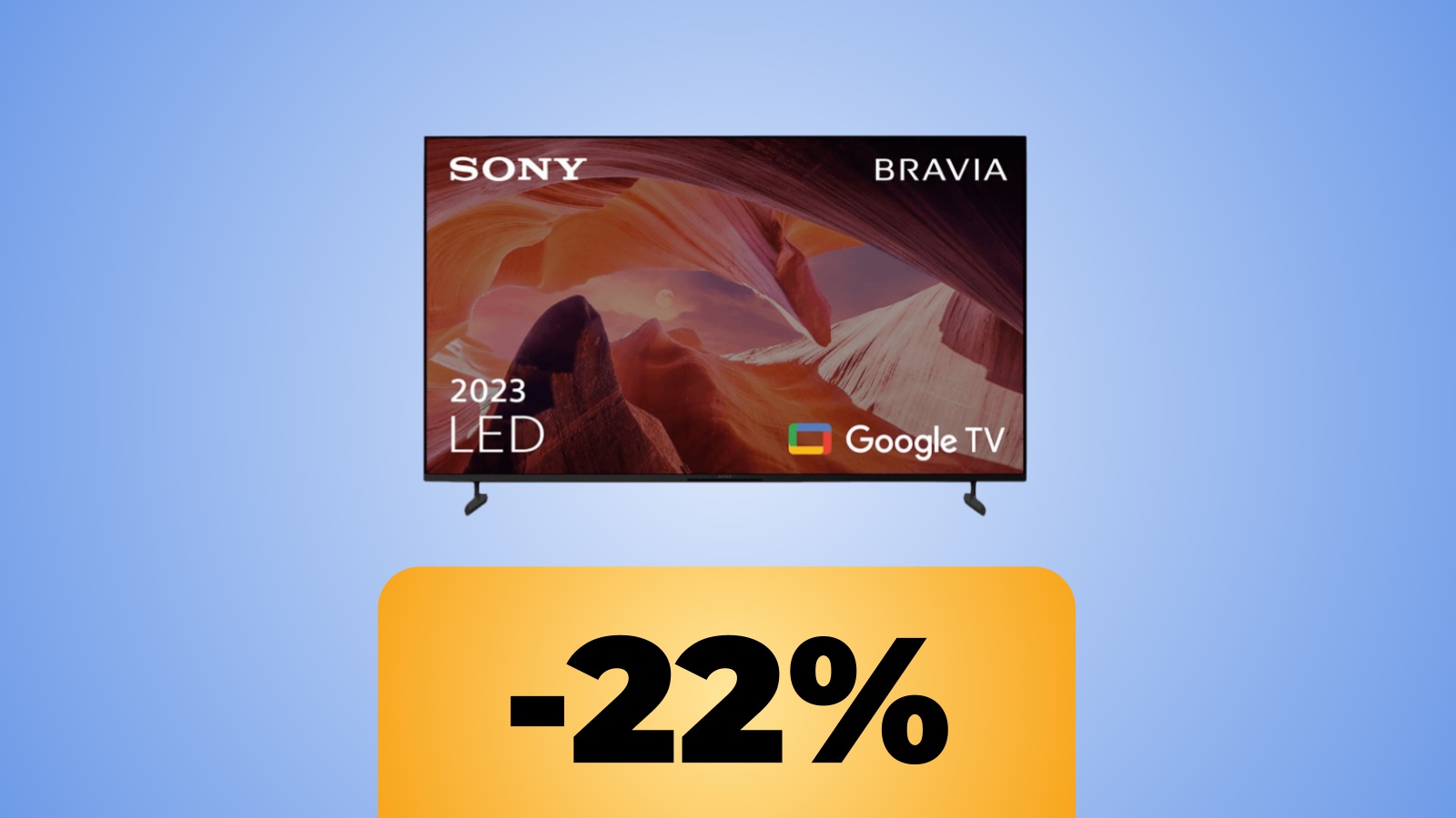 La smart TV Sony BRAVIA KD-55X80L è ora in sconto su Amazon Italia al prezzo minimo